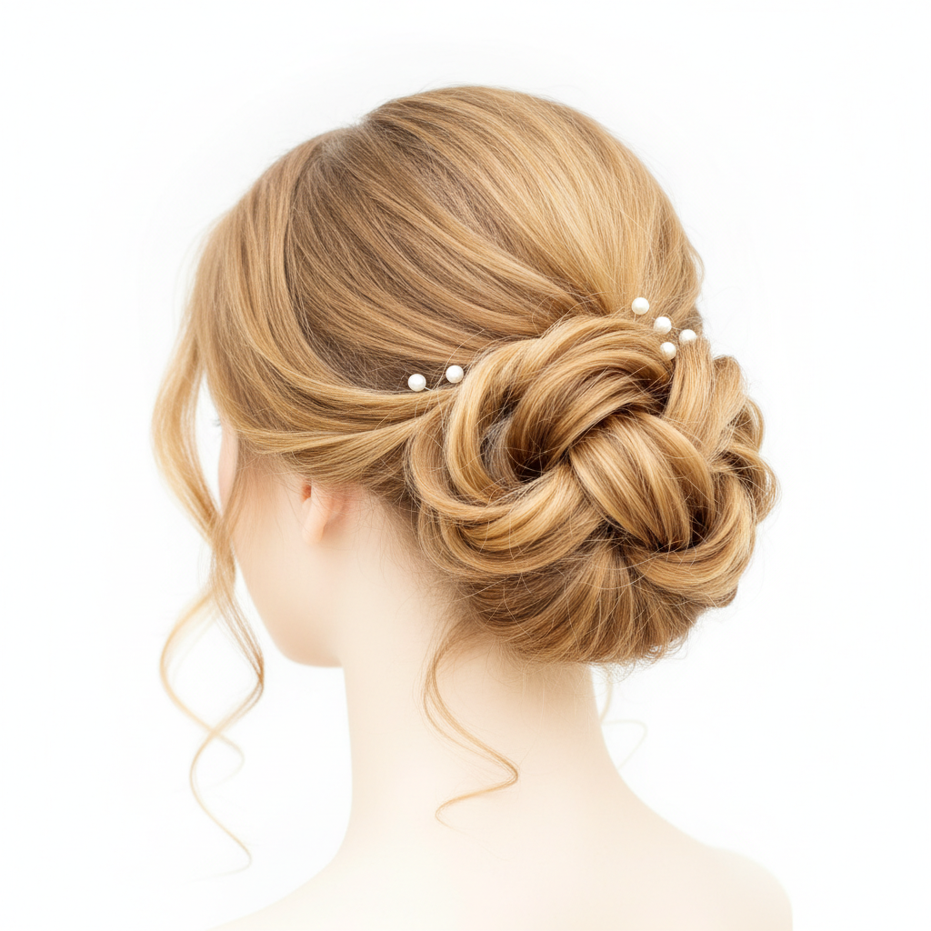 Bridal updo